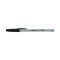 Universal Medium 1 mm Stick Ballpoint Pen - Black Ink, Gray/Black Barrel (1 Dozen)